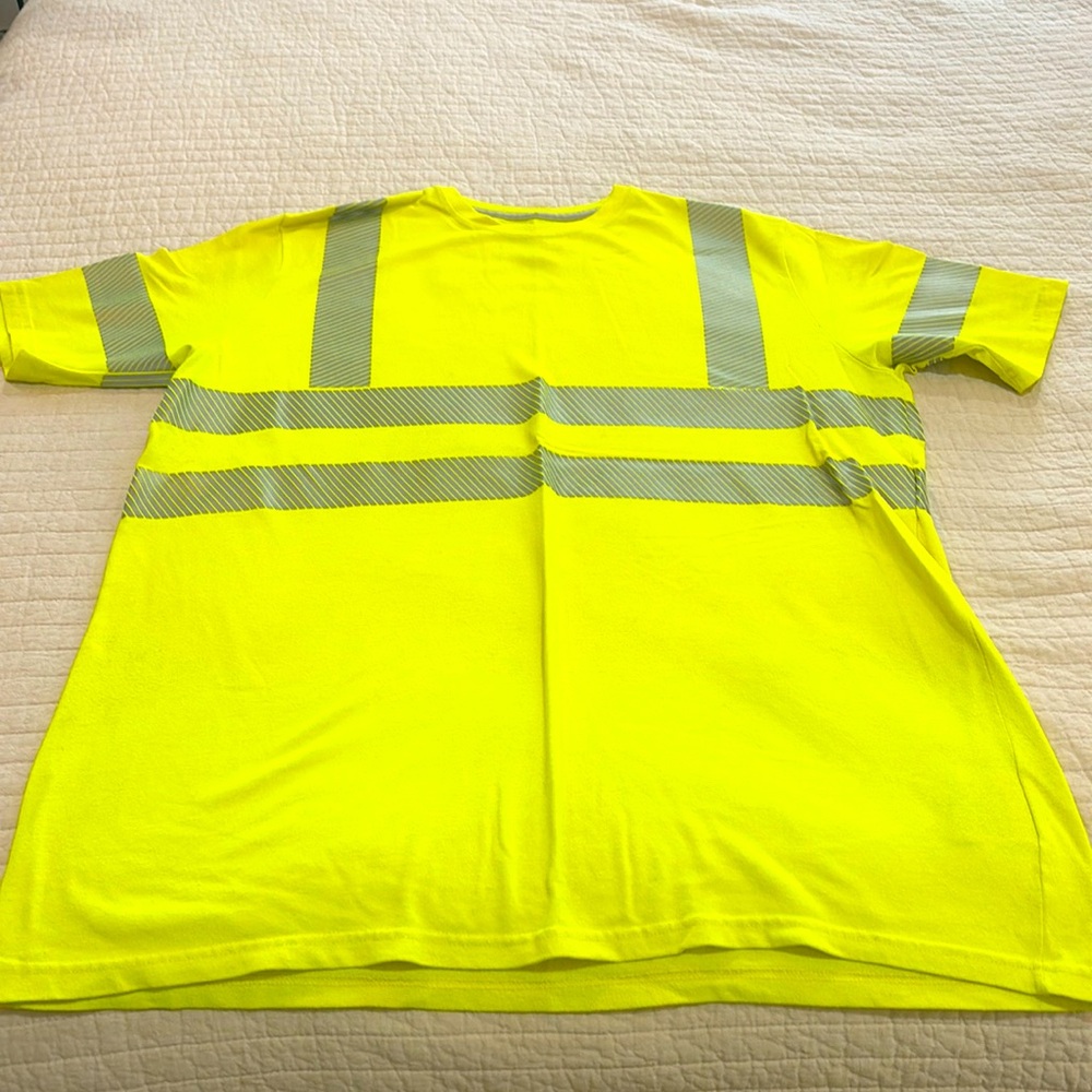 High visibility FR (fire resistant) short sleeve shirts.